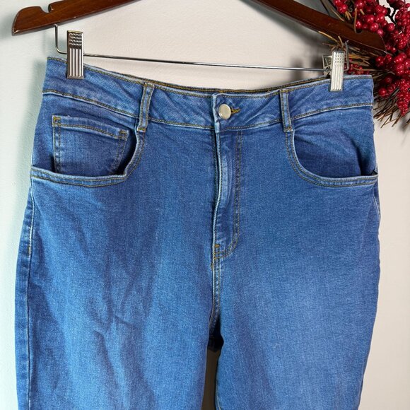 66. Denim on Denim Womens Buttons Shirt Sz LARGE- Bootcut Jean Sz 31 Chambray - Picture 3 of 16